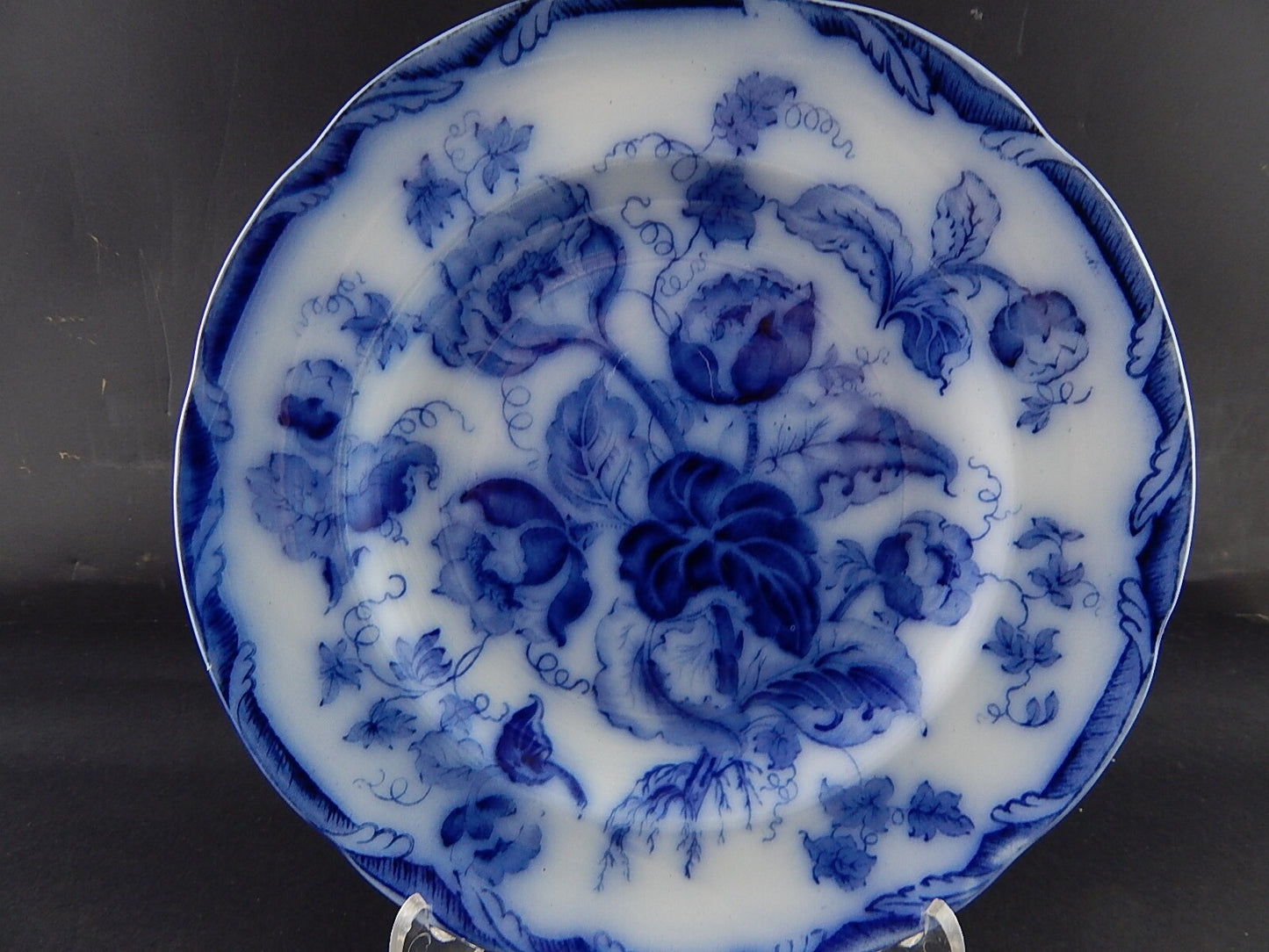 ANTICO RARO PIATTO PORCELLANA WEDGWOOD WATER NYMPH DIPINTO MANO FINE '800 #8736