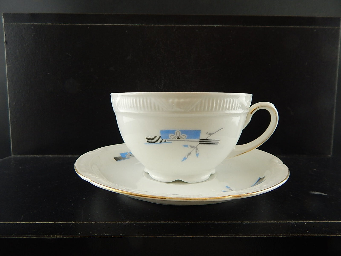 PREZIOSO ANTICO ART DECO SERVIZIO TE' PORCELLANA ZEH SCHERZER BAVARIA