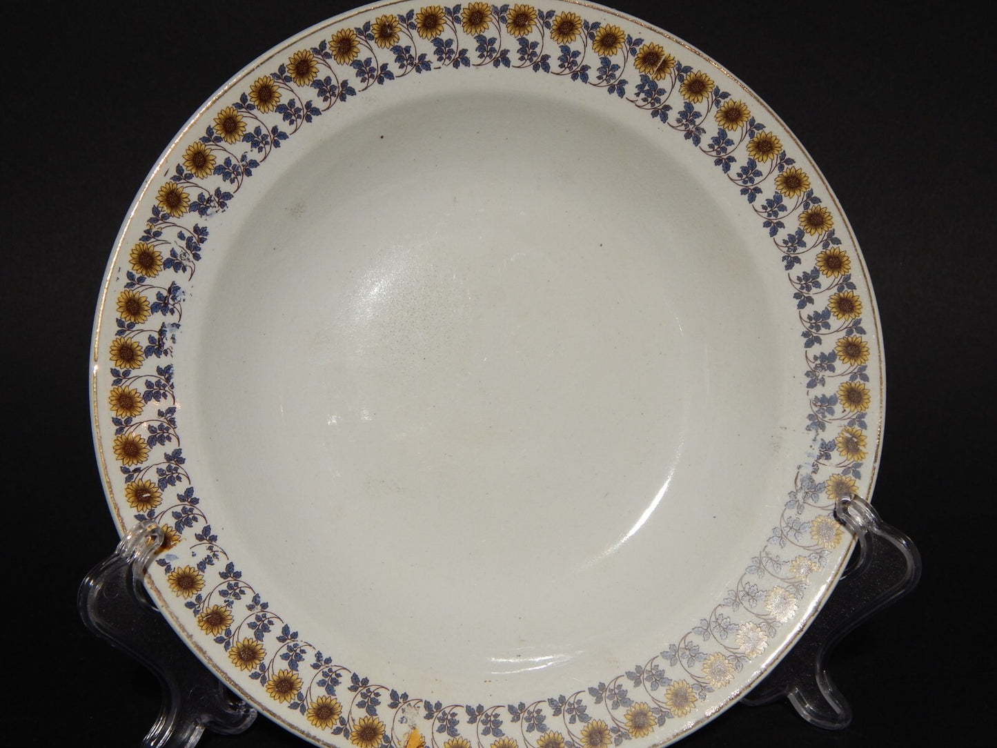 ANTICO RARO SERVIZIO TAVOLA 18 PIATTI S.C.I. CERAMICA ITALIANA LAVENO GIRASOLI