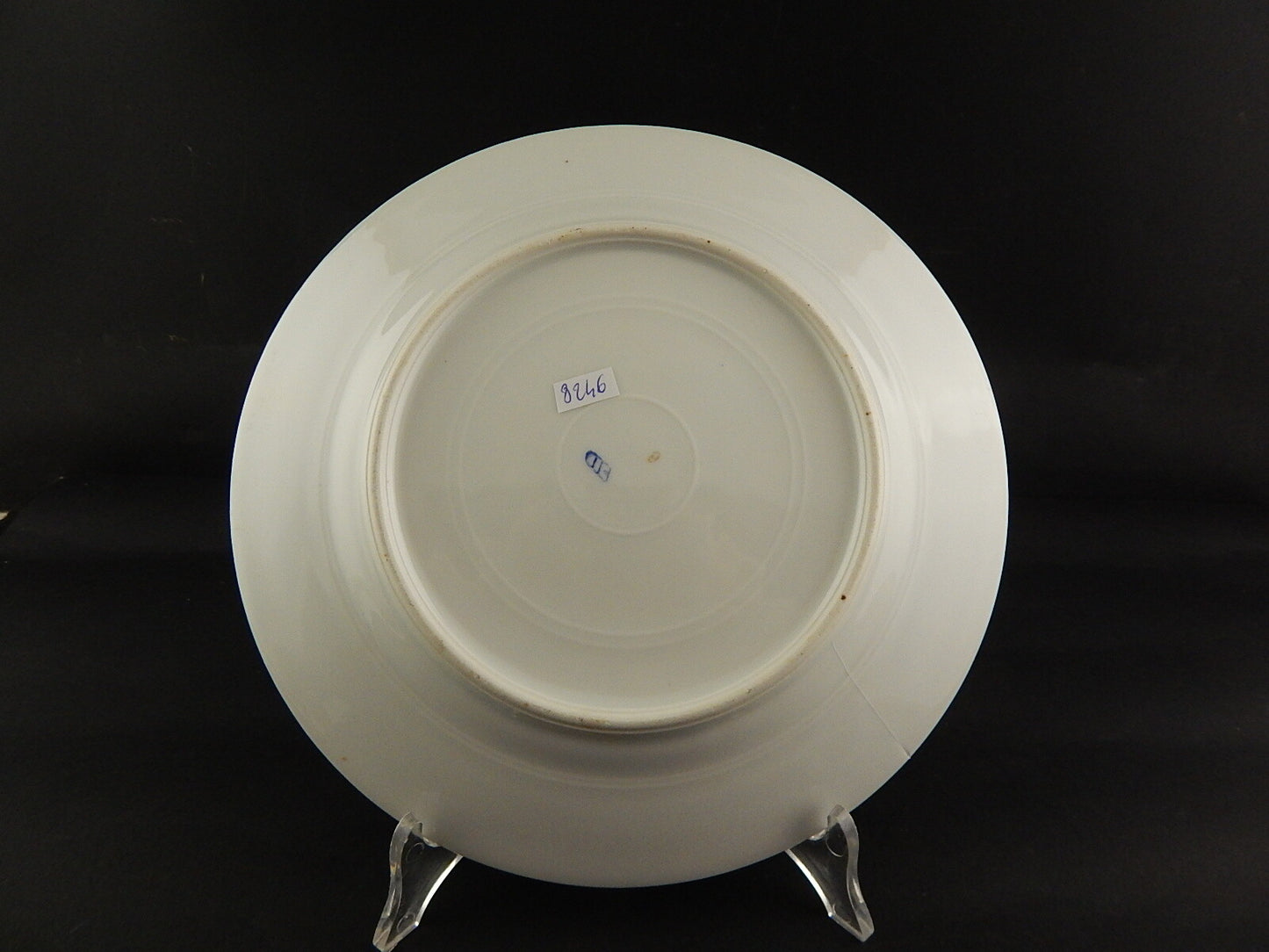 ANTICO RARO PIATTO PORCELLANA IMPERO VIENNA COLLEZIONE SCENA MITOLOGICA DIFETTO