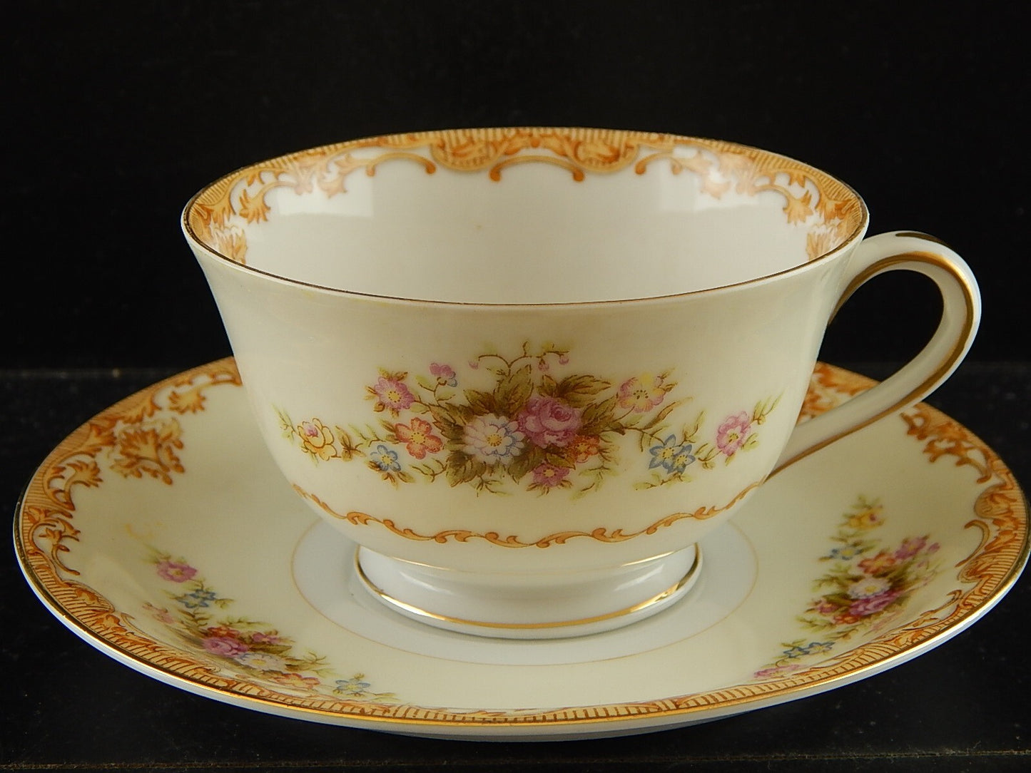 VINTAGE PREZIOSO SERVIZIO PORCELLANA 6 TAZZE TÈ SVOTO CHINA JAPAN