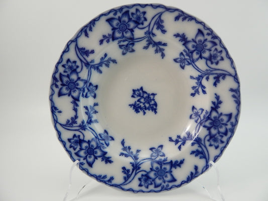 ANTICO RARO PIATTO FONDO PORCELLANA MINTON 1830 STAFFORDSHIRE DECORO ANEMONE