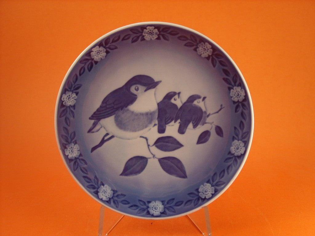 ROYAL COPENHAGEN PIATTO FESTA DELLA MAMMA 1982 ANIMALI ORIGINALE PORCELLANA PRIM