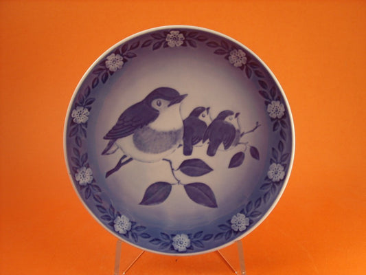 ROYAL COPENHAGEN PIATTO FESTA DELLA MAMMA 1982 ANIMALI ORIGINALE PORCELLANA PRIM