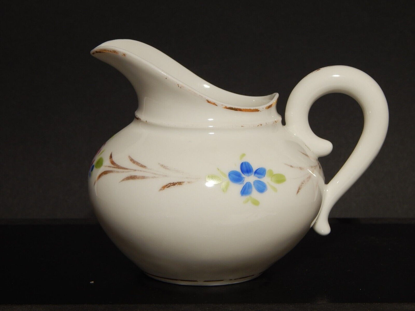 ANTICA RARA LATTIERA BRICCO PORCELLANA VECCHIO PARIGI FINE 800 SECONDO IMPERO