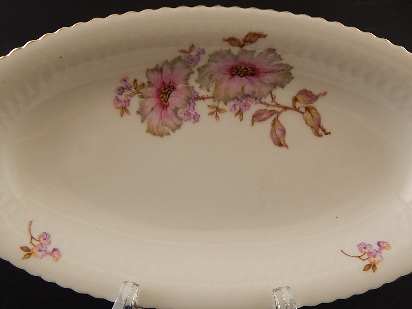 ANTICO RARO VASSOIO RAVIERA PORCELLANA SELTMANN WEIDEN BAVARIA ELISABETH