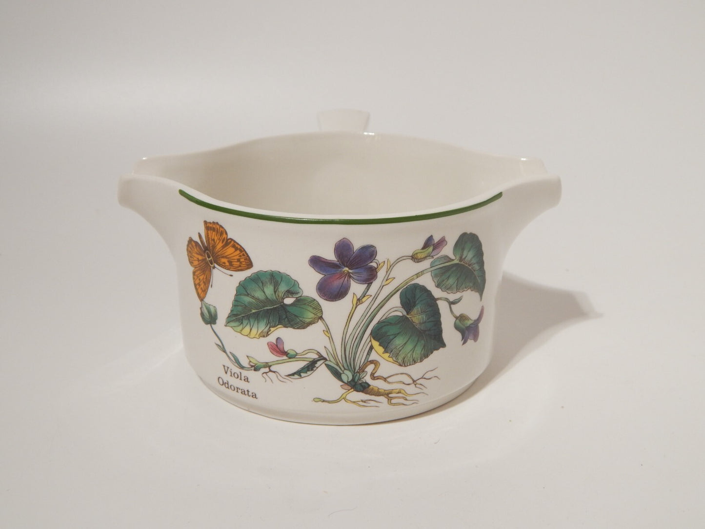CERAMICA ENOCH WEDGWOOD SALSIERA TEGAMINO BOTANICA FLORABUNDA VIOLA ODORATA