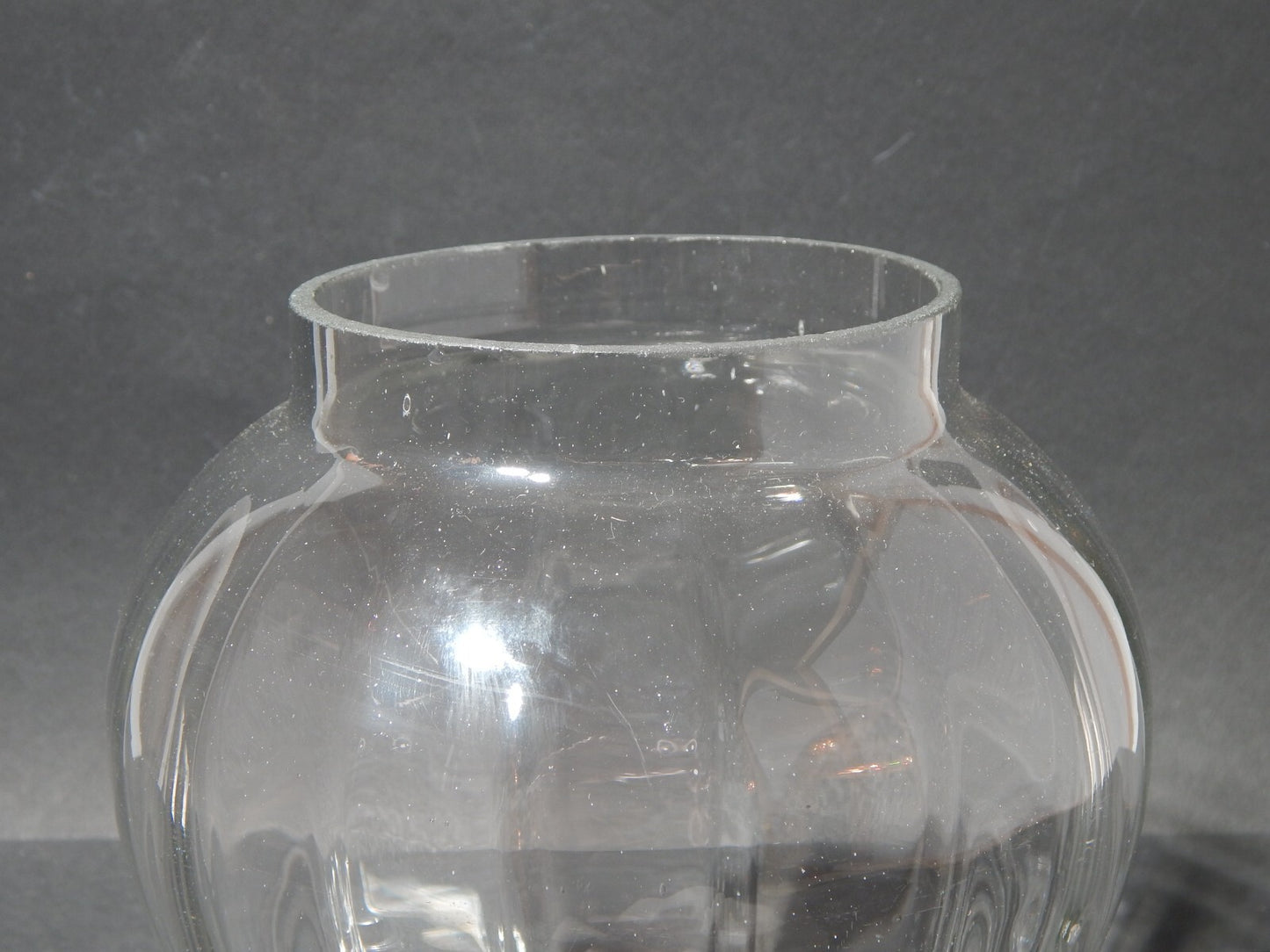 ANTICO VASO E COPERCHIO ALBARELLO VETRO SOFFIATO ALTARE PASTICCERIA DROGHERIA #