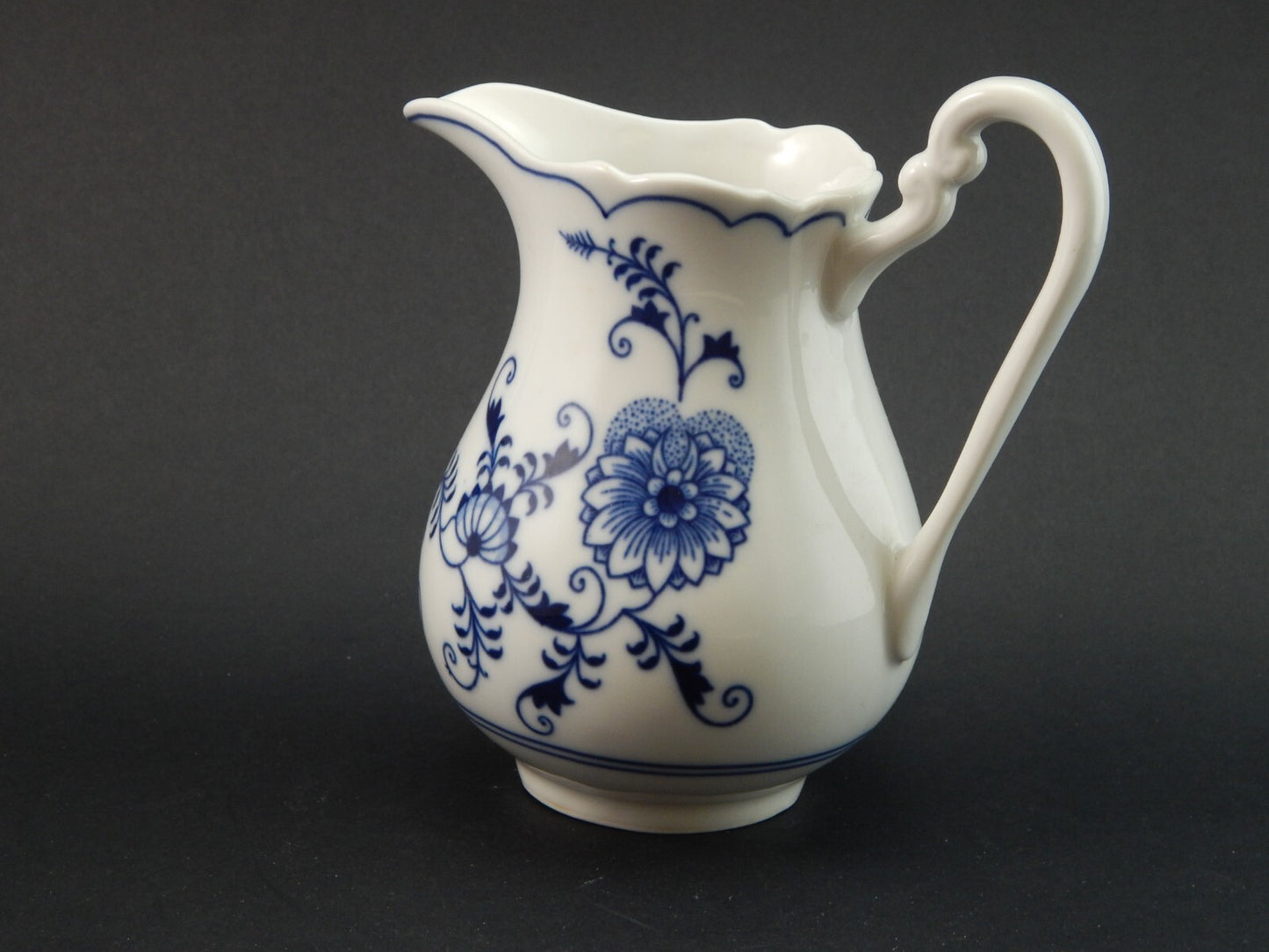 Zwiebelmuster Original Bohemia LATTIERA BRICCO CARAFFA PORCELLANA BIANCA BLU