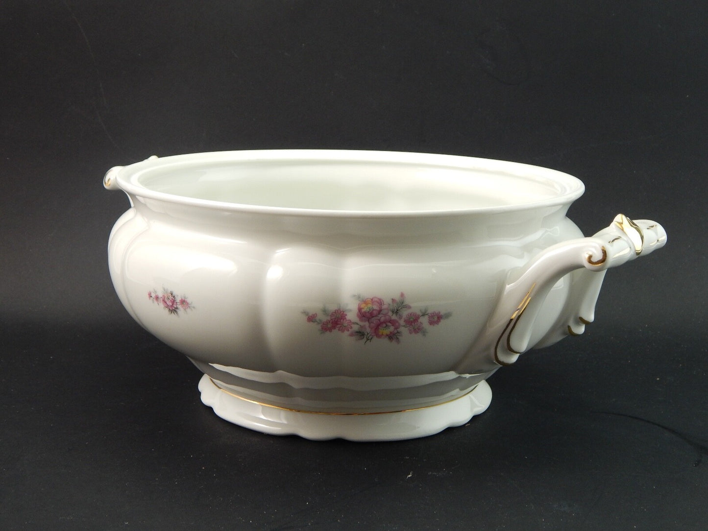 ANTICO 1935 CENTROTAVOLA FRUTTIERA PORCELLANA VERBANO LAVENO ANDLOVITZ