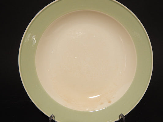 MODERNARIATO DEL 1946 VILLEROY&BOCH METTLACH PIATTO FONDO CERAMICA FASCIA VERDE