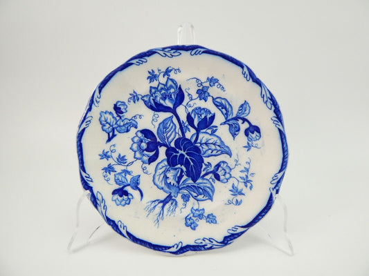 ANTICO RARO PIATTO CERAMICA GIUSEPPE BESIO MONDOVI' SECONDA META' 800 NINFEE