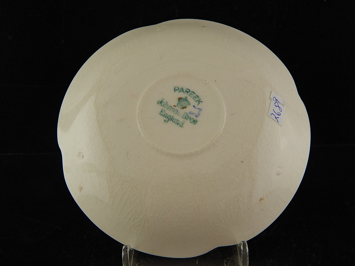 ANTICA 1913 TAZZA PIATTINO SEMI PORCELLANA JOHNSONS BROS COLLEZIONE PAREEK #7689