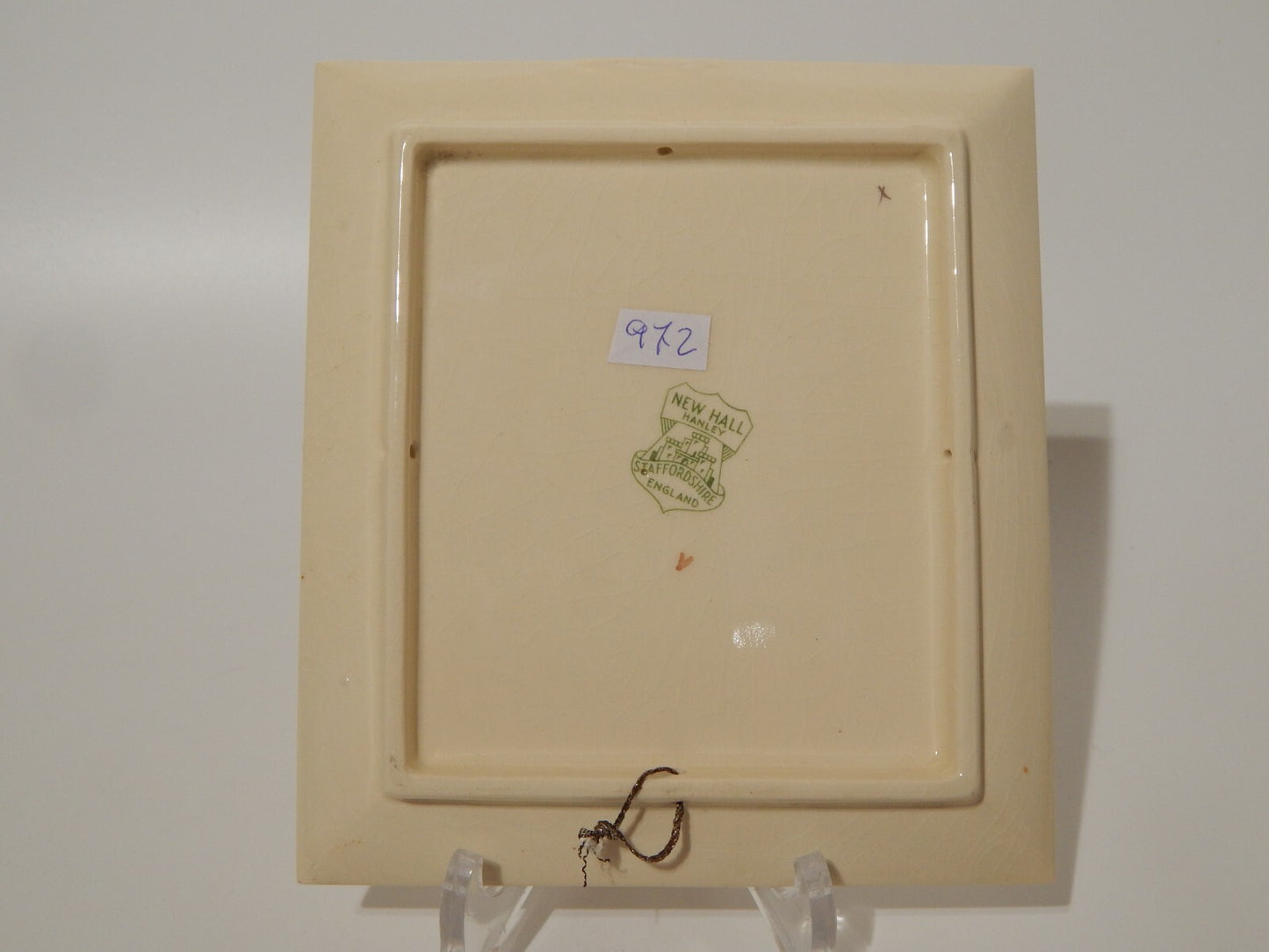 PLACCA O VASSOIO CERAMICA ANTICA HANLEY STAFFORDSHIRE PICKWICK PAPERS DICKENS