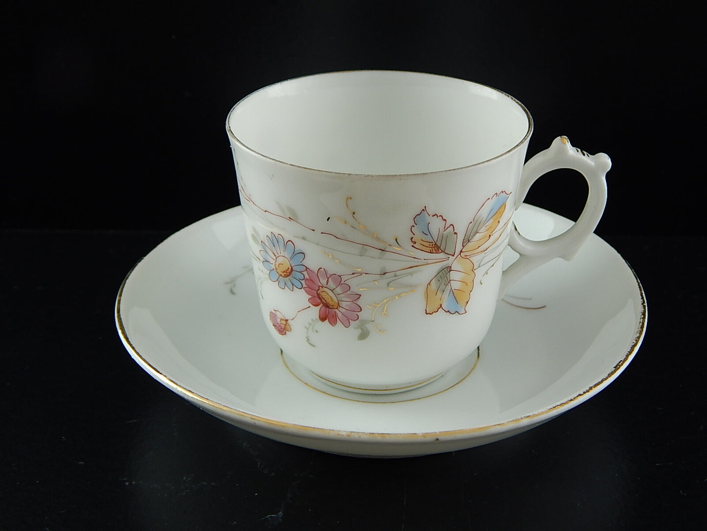 ANTICA PREZIOSA RARA TAZZINA PIATTINO PORCELLANA METÀ 800 NUMERATA DECORO MANO