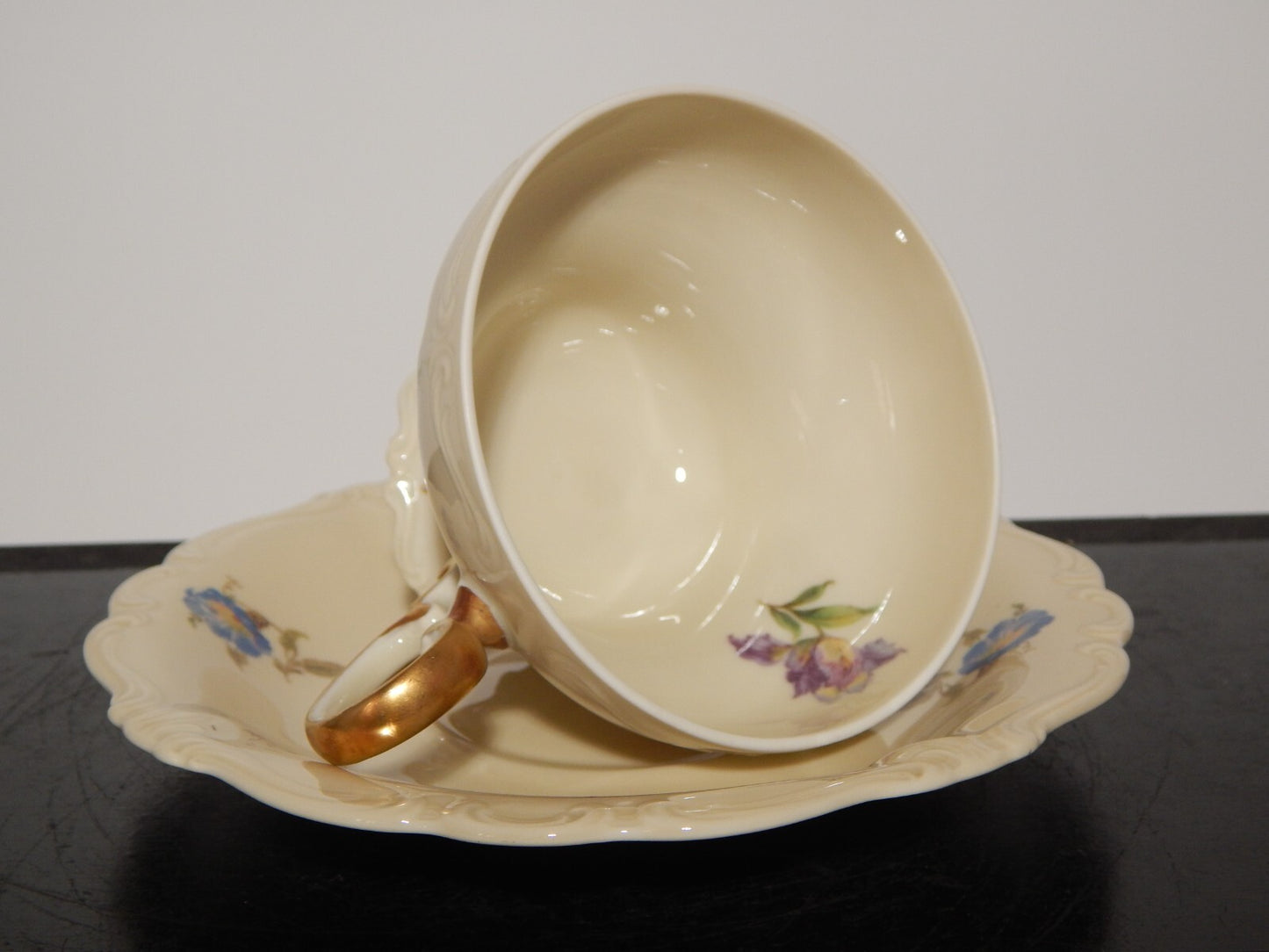 PREZIOSA ROCAILLE ANTICA TAZZA DA TE' PORCELLANA ROSENTHAL POMPADOUR #