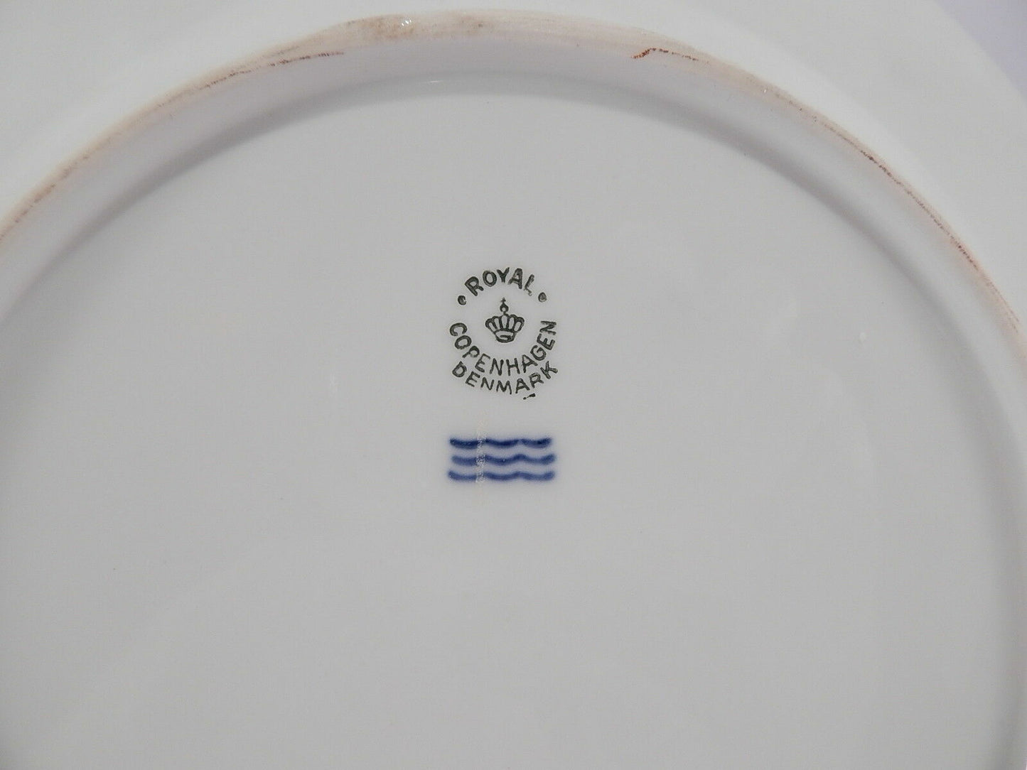 PREZIOSO PIATTO PORCELLANA IMPERO AUTENTICO ROYAL COPENHAGEN COLLEZIONE