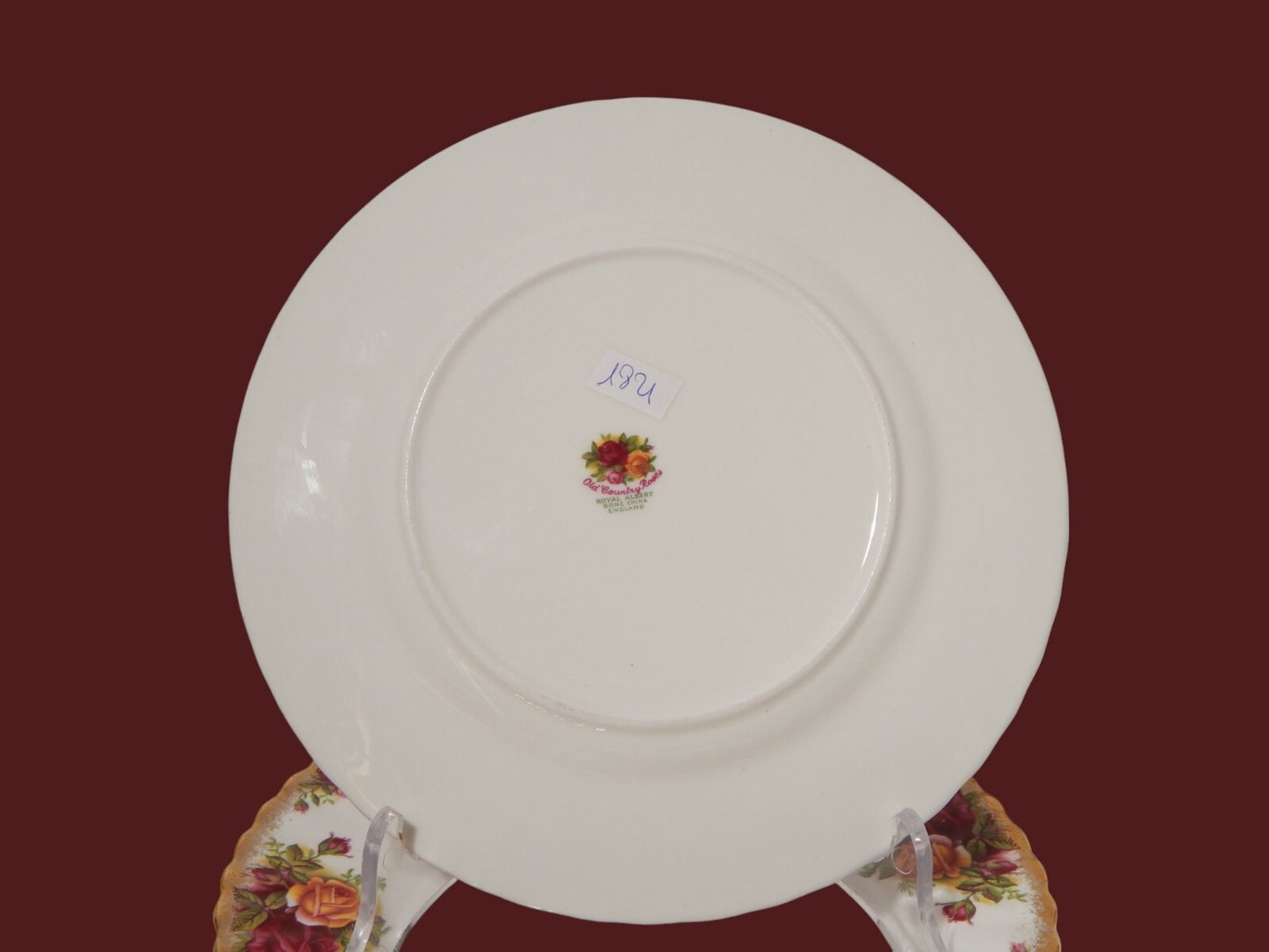 PORCELLANA ROYAL ALBERT OLD COUNTRY ROSES SERVIZIO 6 PIATTI ANTIPASTO INSALATA