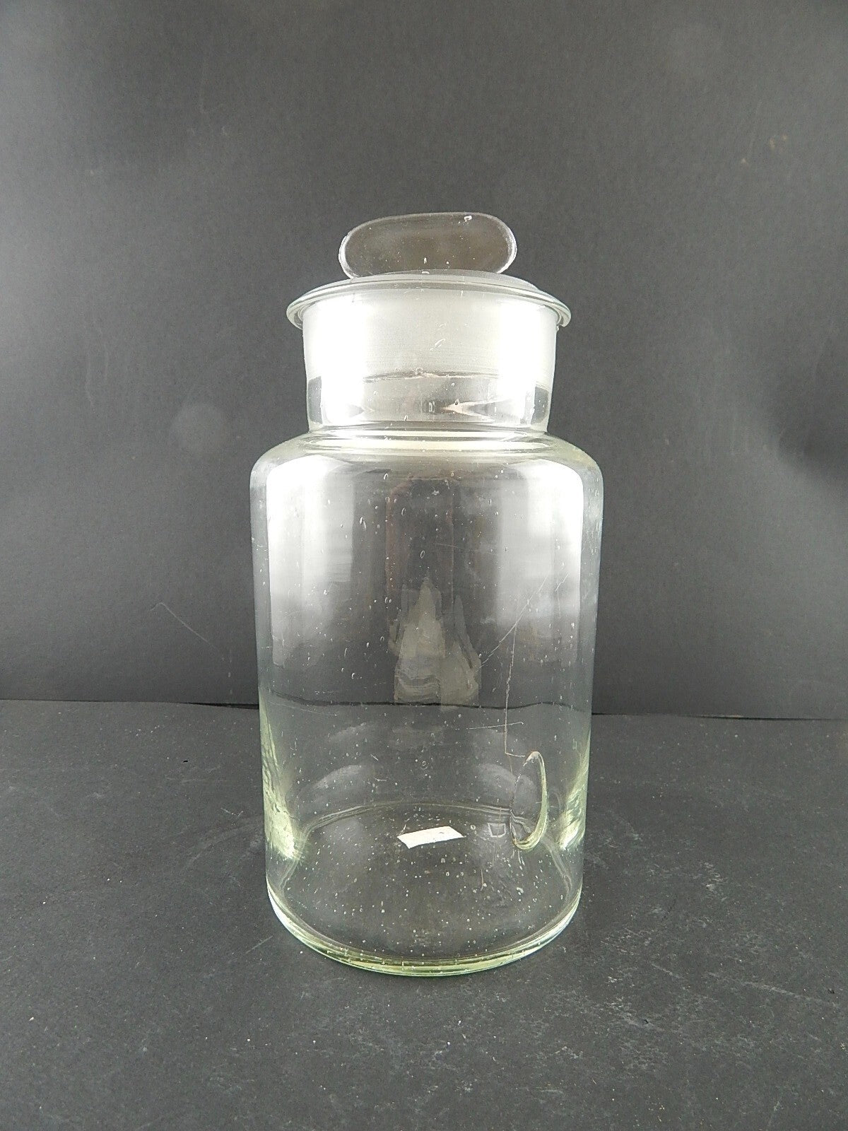 ANTICO VASO ALBARELLO VETRO SOFFIATO ALTARE FARMACIA DROGHERIA A128