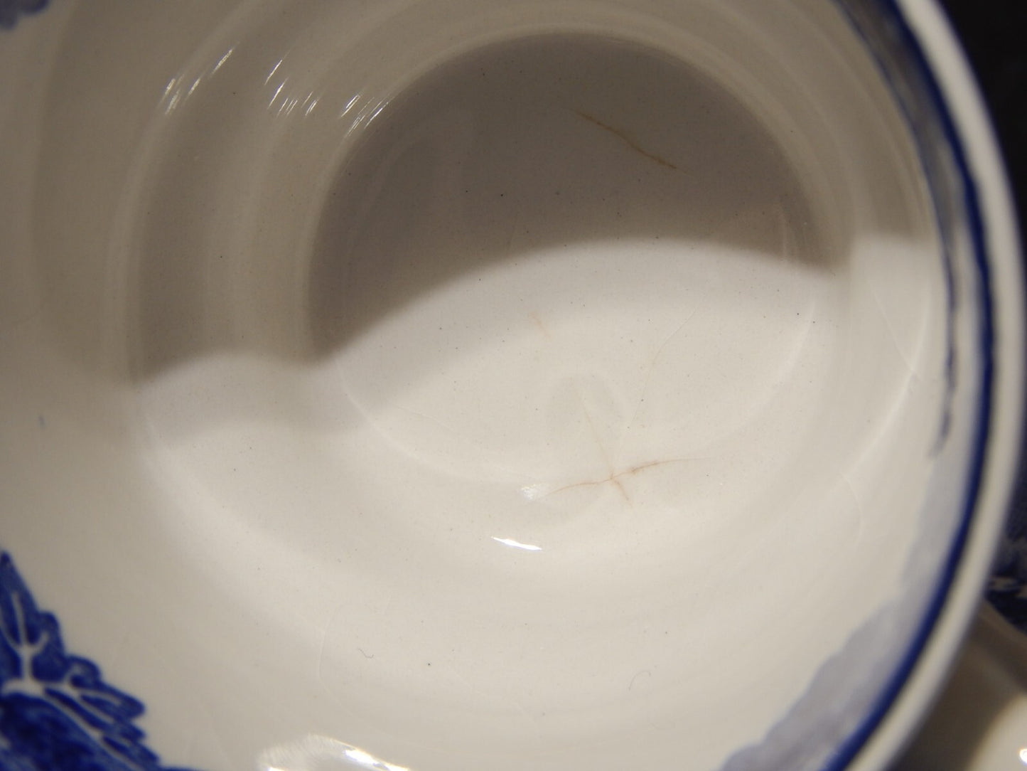 ANTICA TAZZA CERAMICA POTTERY ENOCH WOOD&SONS DECORO ENGLISH SCENERY X564