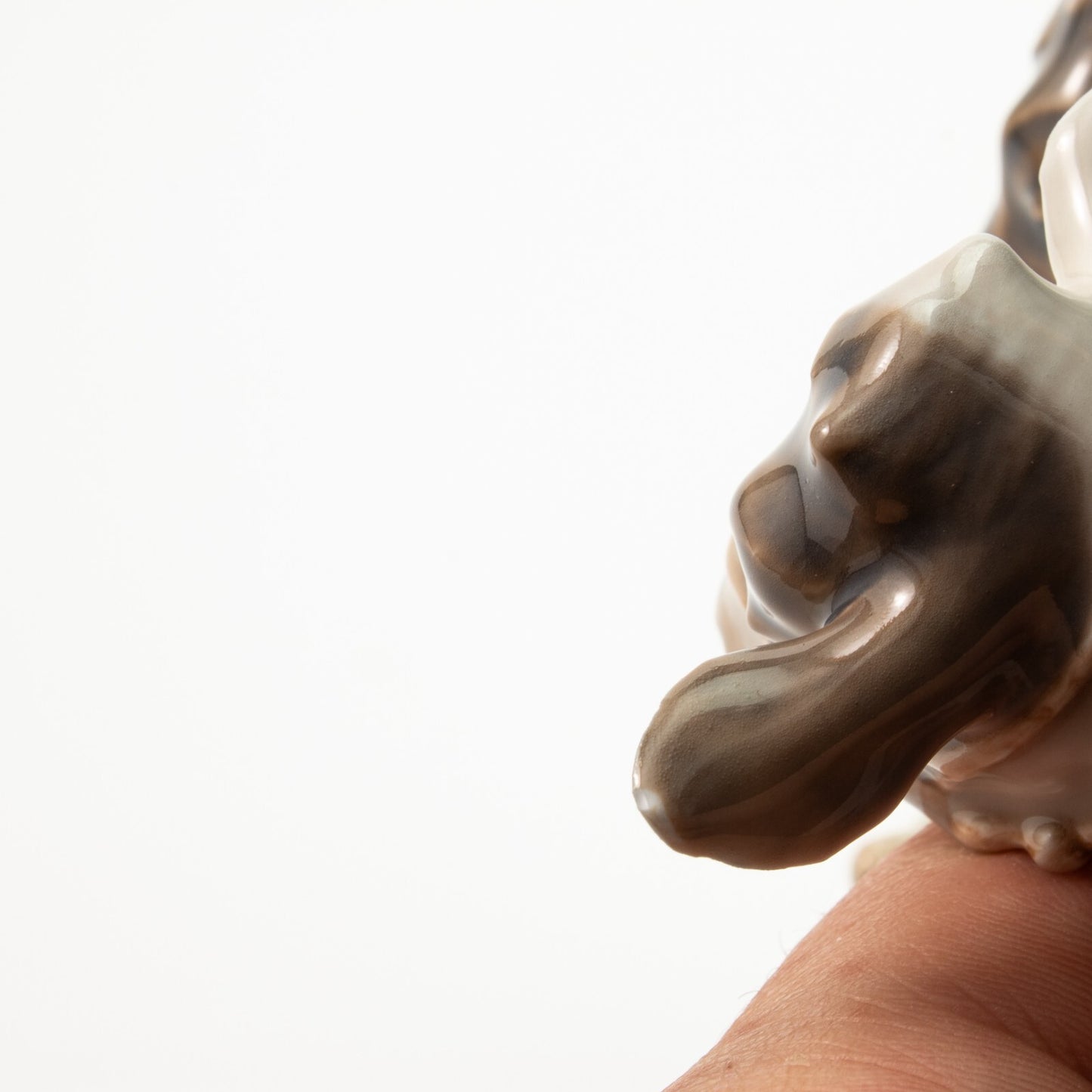 STATUINA PORCELLANA ROYAL COPENHAGEN "Ragazzo con Vitelli" 1858 ORIGINALE 23x18