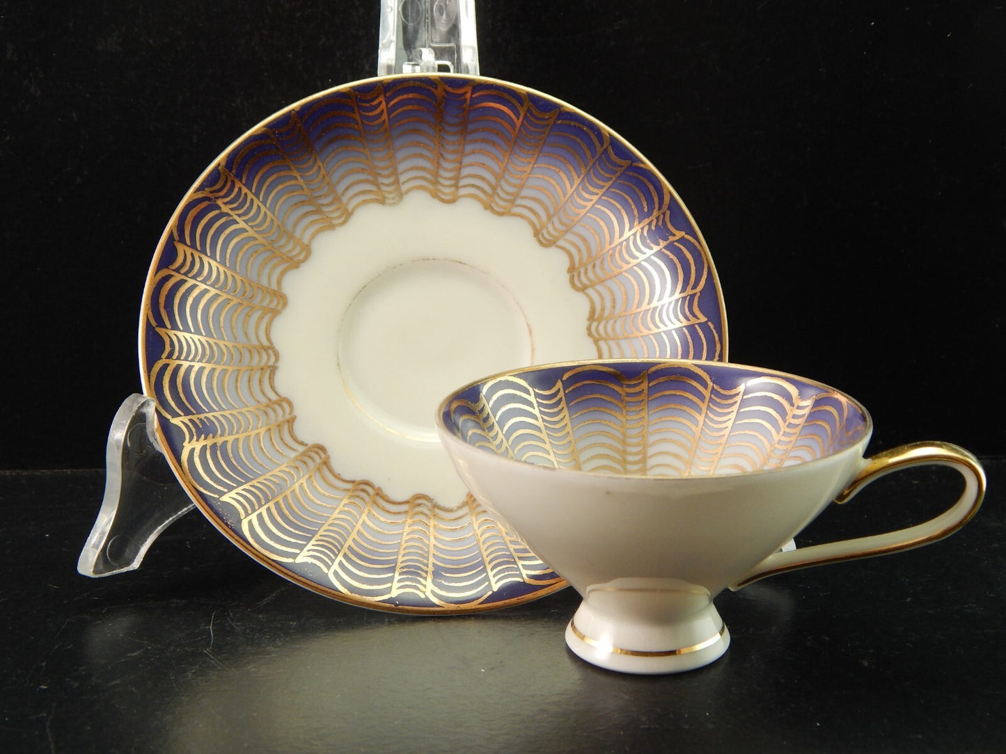 ANTICA ART DECO' TAZZINA CAFFE' PORCELLANA VOHENSTRAUSS BAVARIA JOHANN SELTMANN