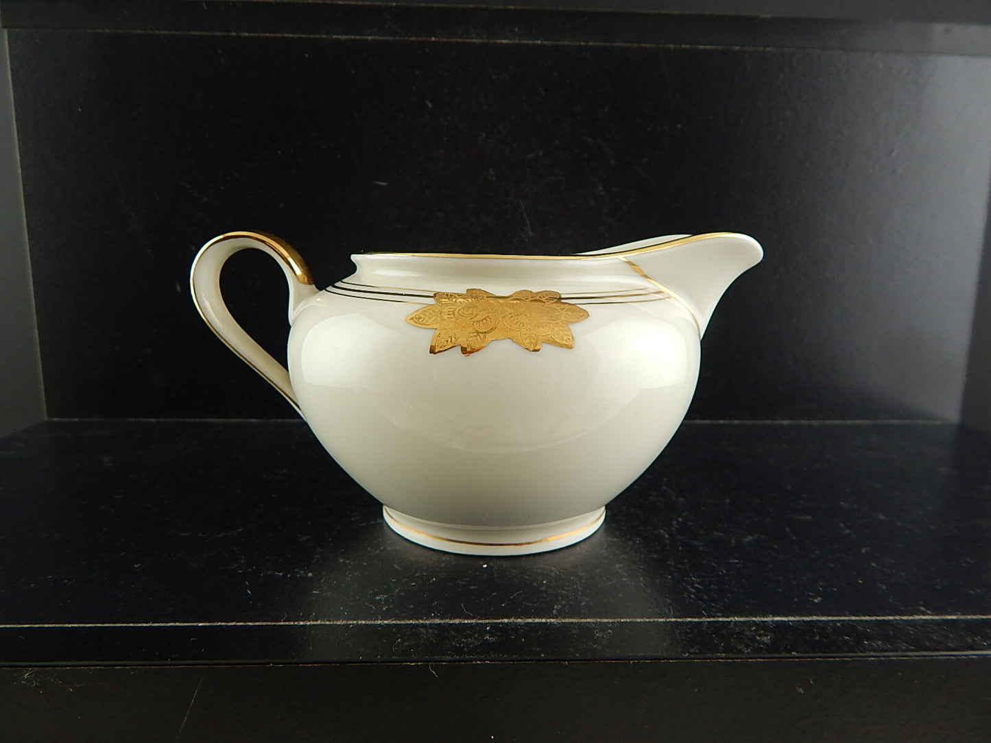 ANTICO SERVIZIO TÈ ART DECO PORCELLANA AVORIO ROSE ORO BAVARIA OSCAR SCHALLER