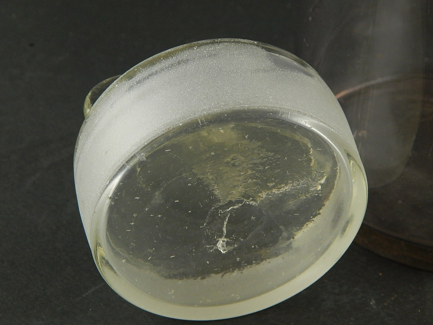 ANTICO VASO ALBARELLO VETRO SOFFIATO ALTARE FARMACIA DROGHERIA A109