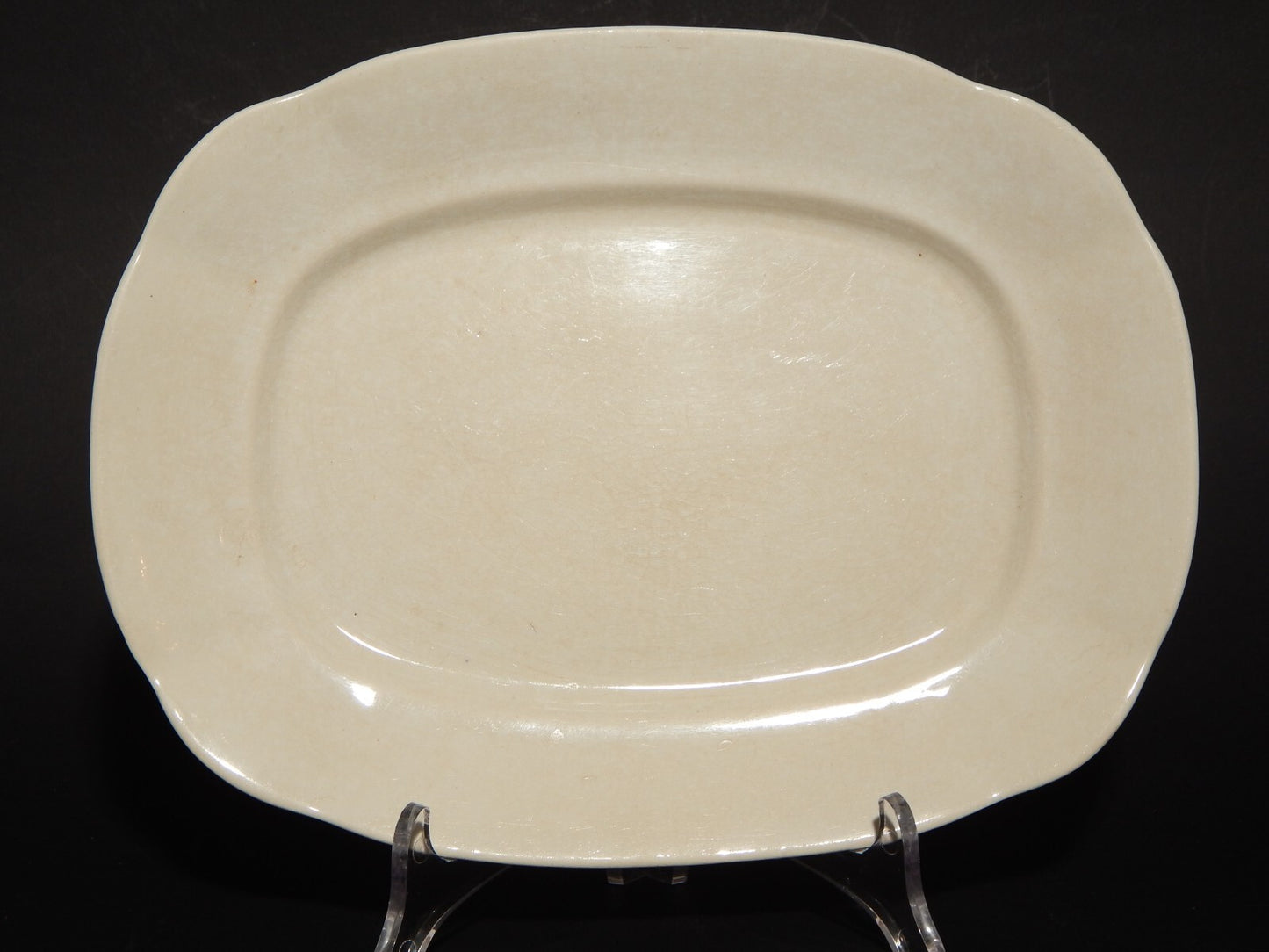 ANTICO RARO VASSOIO CERAMICA LOMBARDA ELEFANTINO PRIMO 900