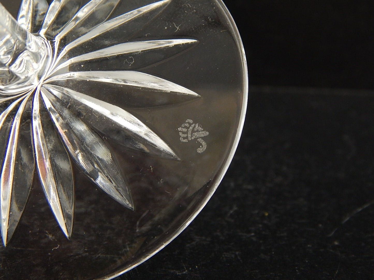 PREZIOSO VINTAGE BICCHIERE CALICE CRISTALLO GERMANIA MOLATO NACHTMANN