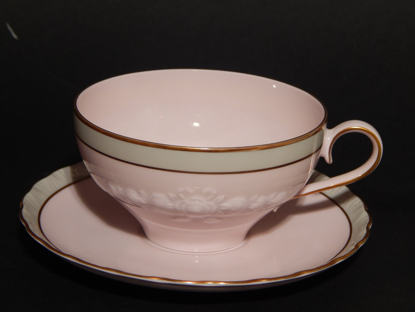 PREZIOSO SERVIZIO DA TÈ PORCELLANA HUTSCHENREUTHER PORCELAINE ROSE ROSA ANTICO