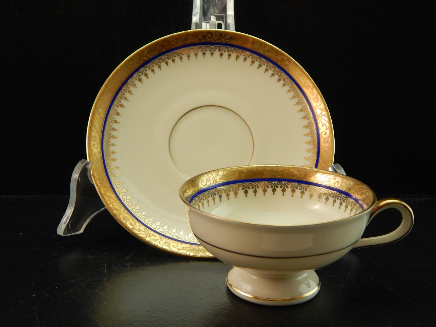 ANTICO SERVIZIO CAFFE' PORCELLANA VOHENSTRAUSS BAVARIA MODELLO IMPERO