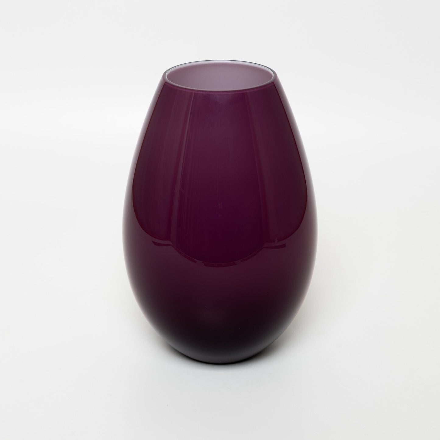 VASO VETRO SOFFIATO OPALINO VIOLA HOLMEGARD COCOON PETER SVARRER CM 20