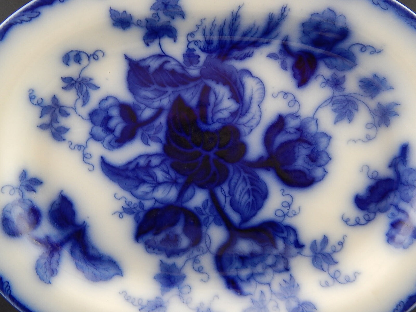 ANTICO GRANDE VASSOIO PORCELLANA WEDGWOOD WATER NYMPH DIPINTO MANO FINE '800