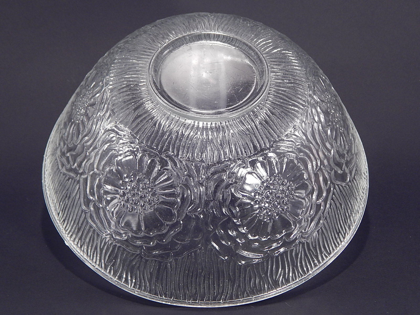 VINTAGE SET DA TAVOLA INSALATIERA O FRUTTIERA + 2 CIOTOLE VETRO STILE KOSTA BODA