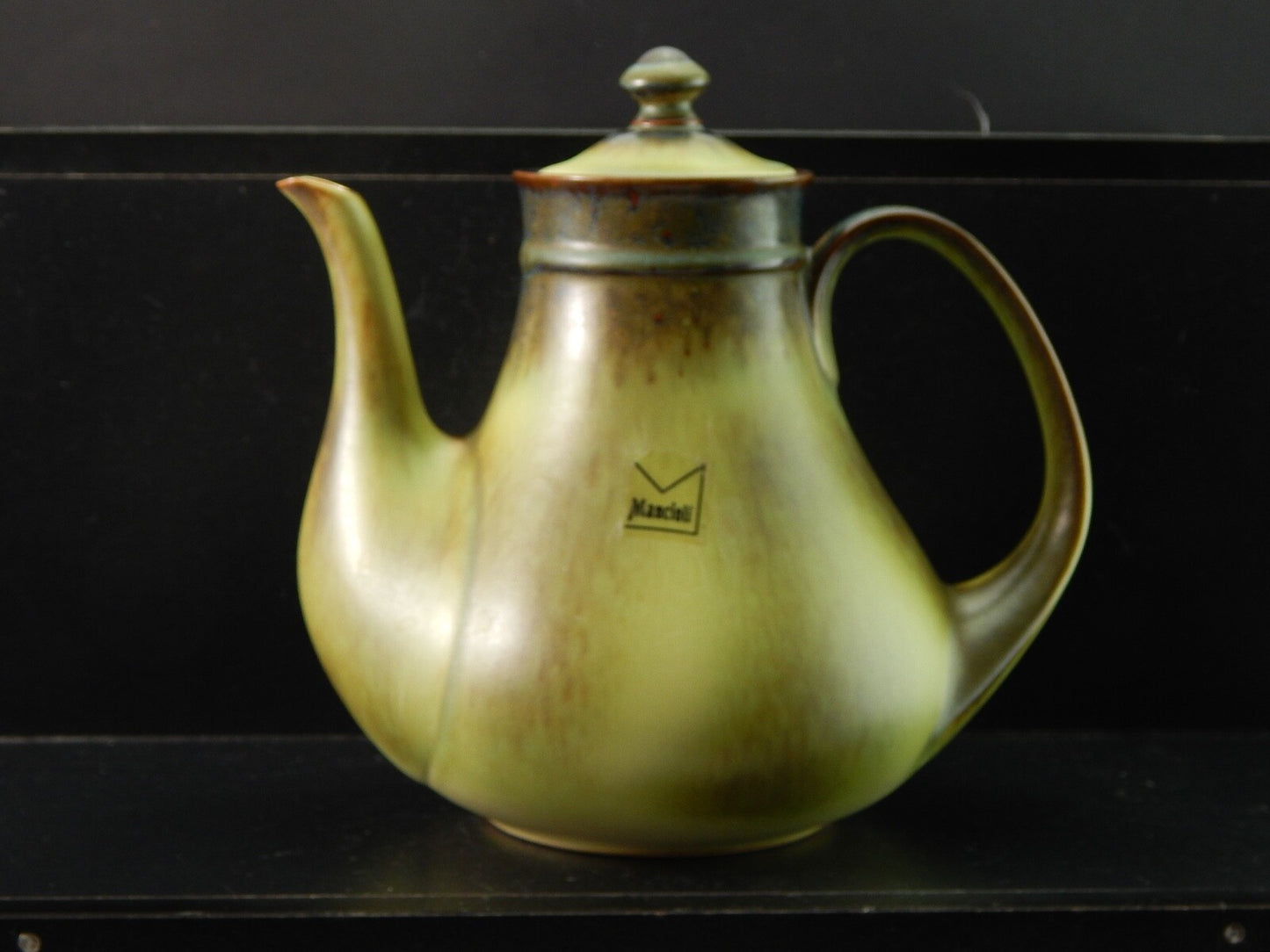 VINTAGE PORCELLANA MANCIOLI COLLEZIONE TUSCIA CAFFETTIERA