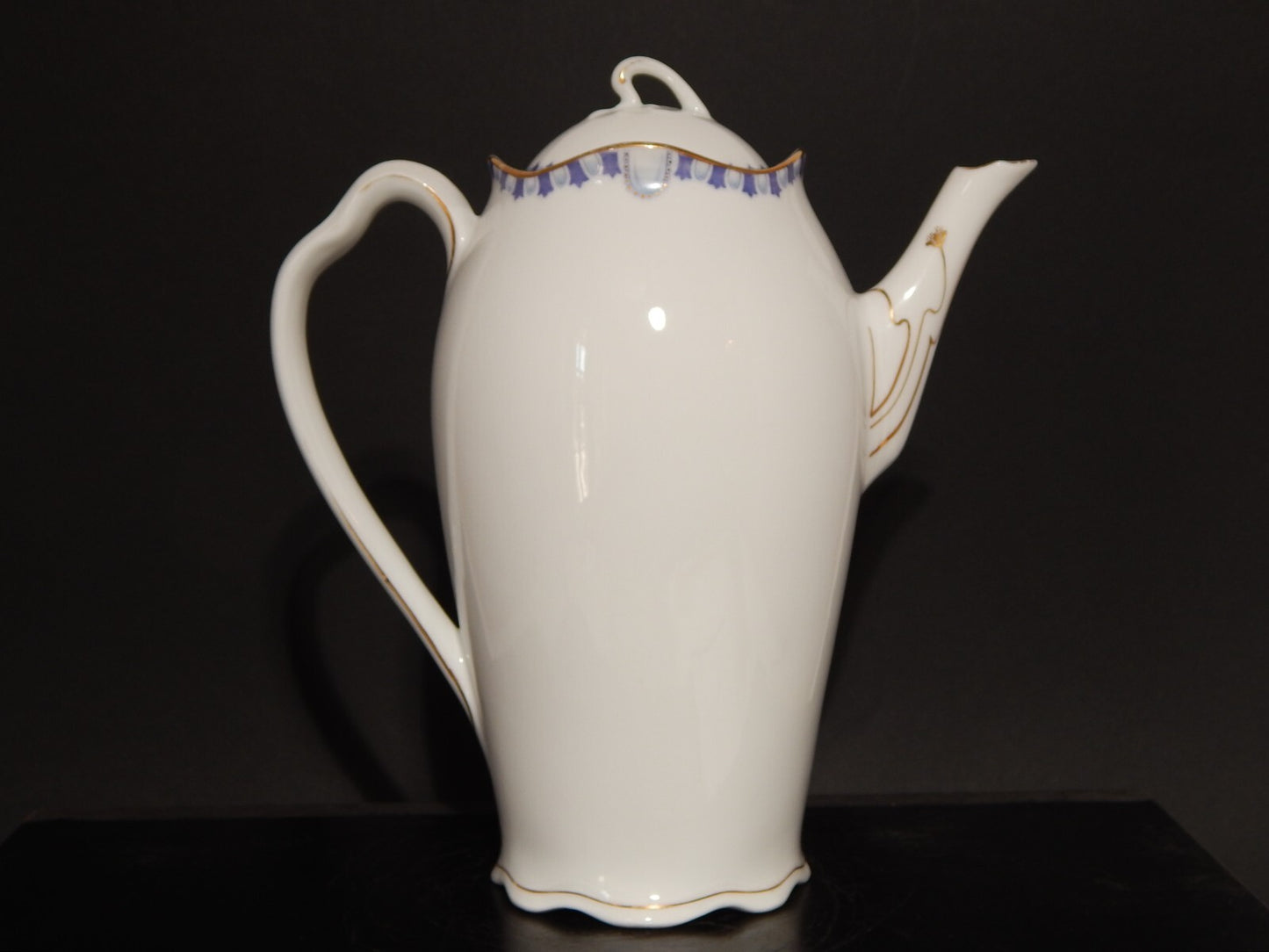 ANTICA LIBERTY DEL 1910 CAFFETTIERA PORCELLANA J.Z.& CO PRE-ROSENTHAL