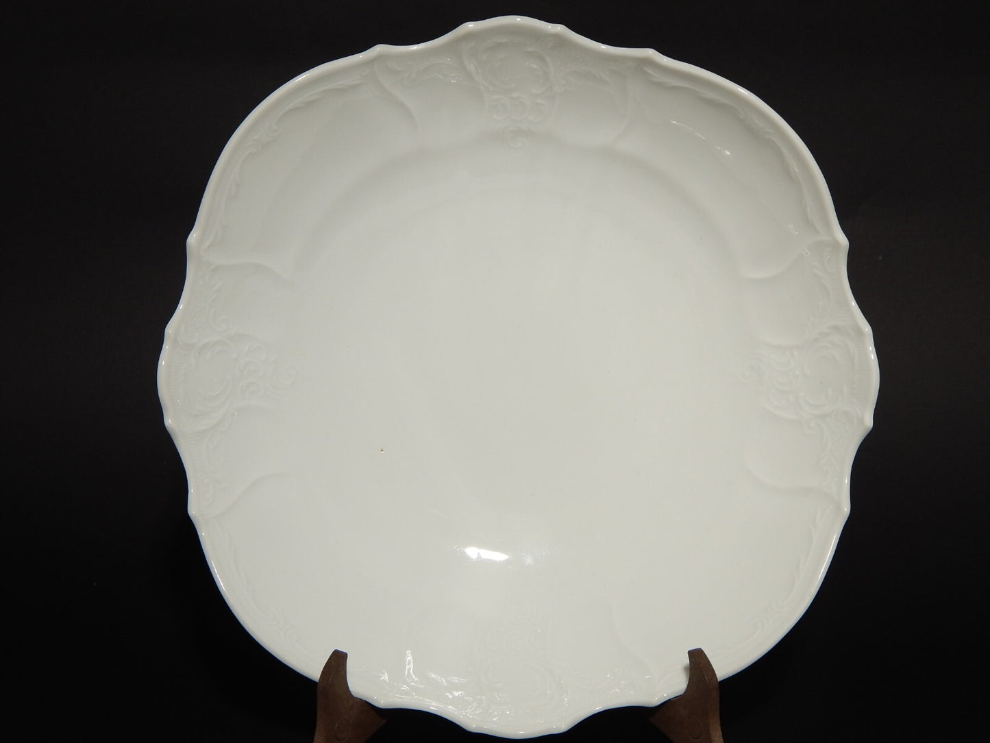 ANTICA ELEGANTE CIOTOLA INSALATIERA PORCELLANA BIANCA BOEMA MODELLO BERNADOTTE