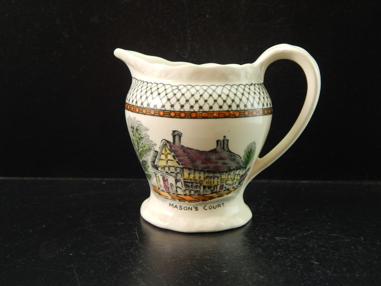 LATTIERA BRICCO CERAMICA ANTICA SHAKESPEARE LAND MYOTT SON & CO 1830 HANLEY