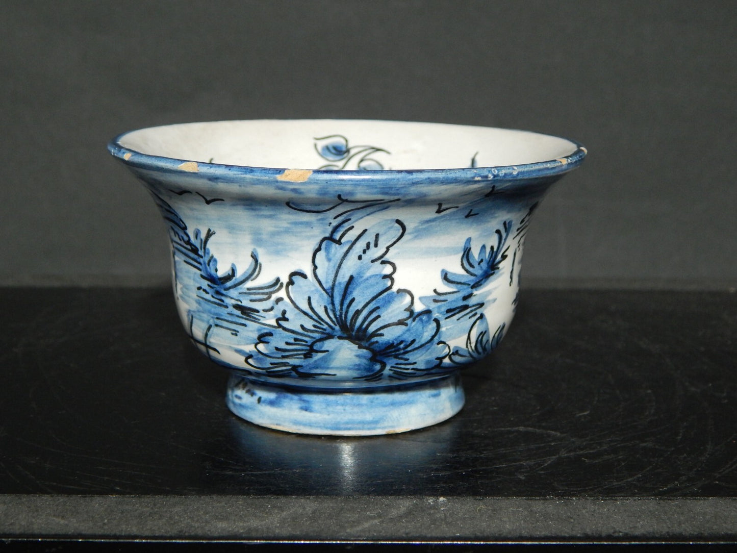 ANTICA TAZZA CERAMICA ALBISOLA ALBA DOCILIA FATTA DIPINTA A MANO PRIMO 900 #1746