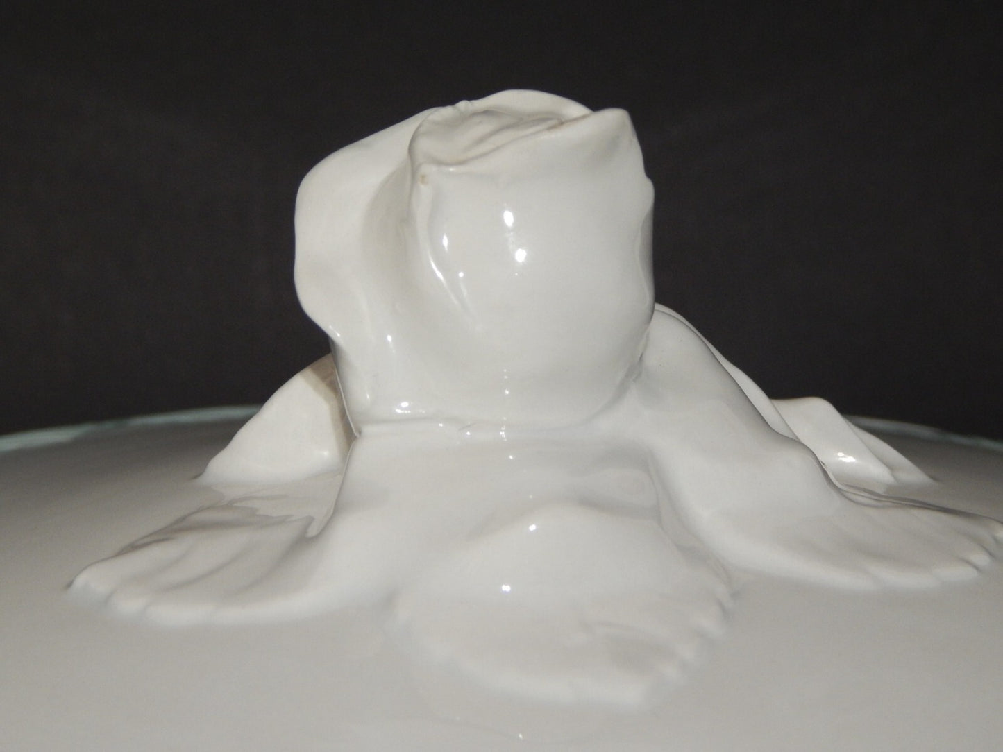 ART DECO CENTROTAVOLA ZUPPIERA BISCOTTIERA CERAMICA GALVANI PORDENONE ANNI '30 #