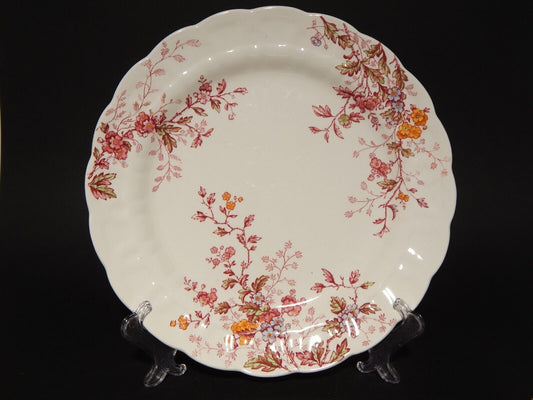 ANTICO VASSOIO PIATTO PORTATA ROTONDO BOOTHS WASHINGTON SEMI-PORCELLANA INGLESE