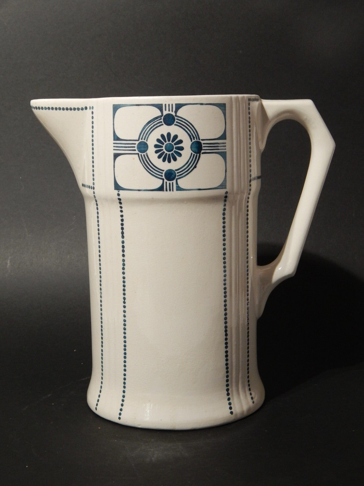 ANTICA ART DECO GRANDE BROCCA CARAFFA VERSATOIO CERAMICA SYLT