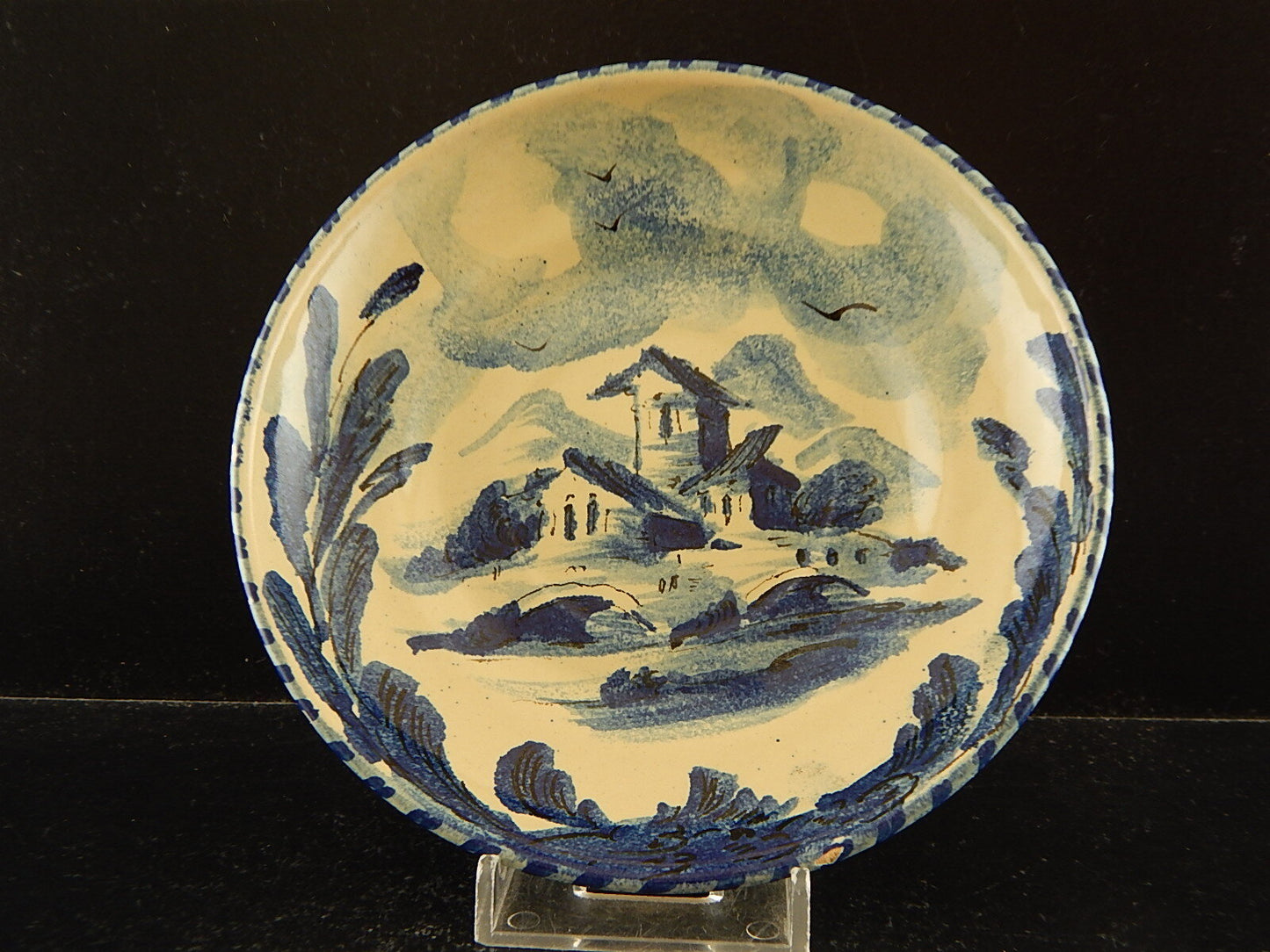 ANTICA TAZZA DA TE' CERAMICA ALBISOLA HANDMADE MADE ITALY DIPINTA A MANO #2