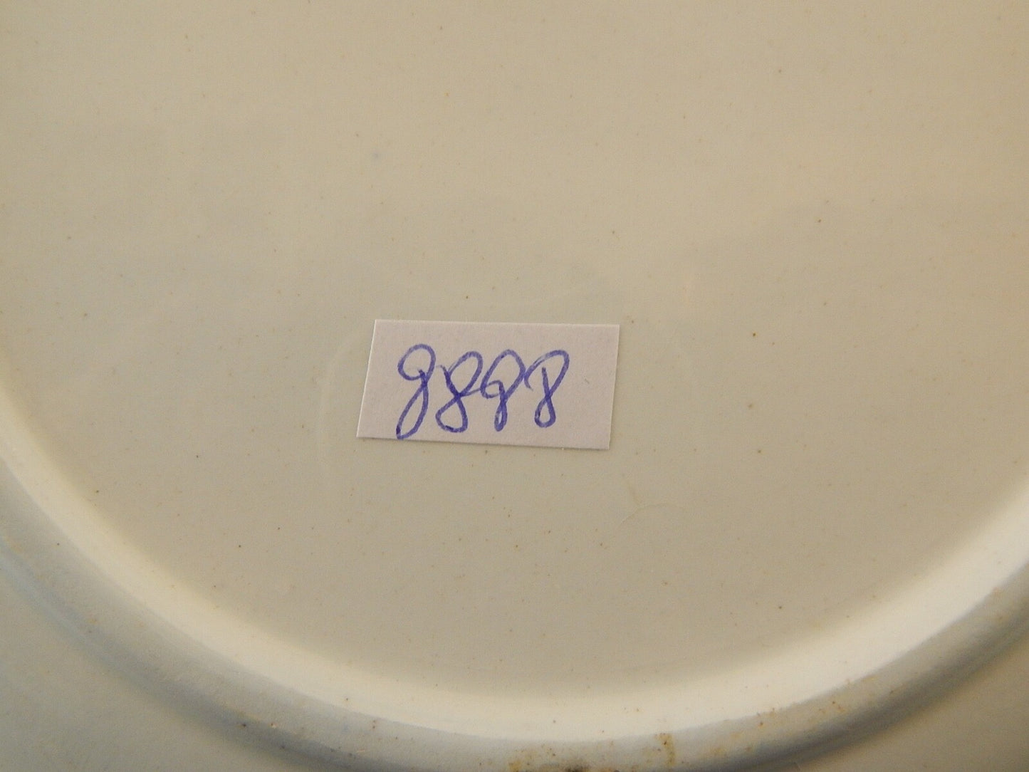 ANTICO RARO META' 800 PIATTO DECORATIVO CERAMICA EREDI IMODA TORINO STAMPA MANO