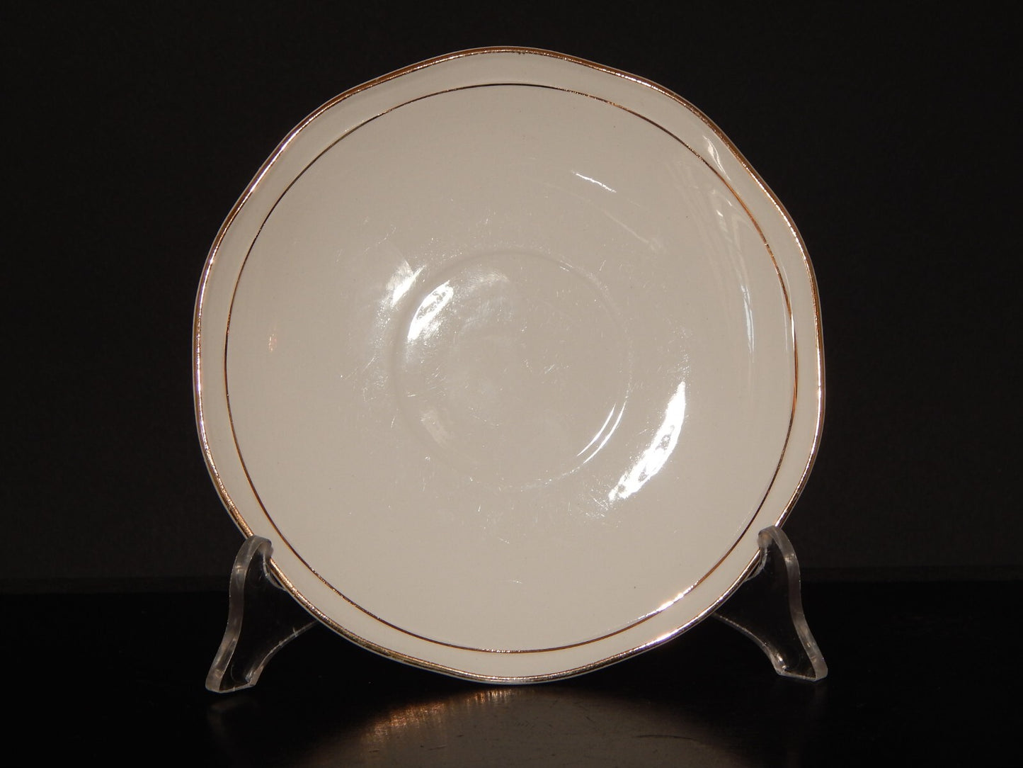 MODERNARIATO TAZZA TE' SOCIETA' CERAMICA ITALIANA LAVENO BIANCA PROFILI ORO #