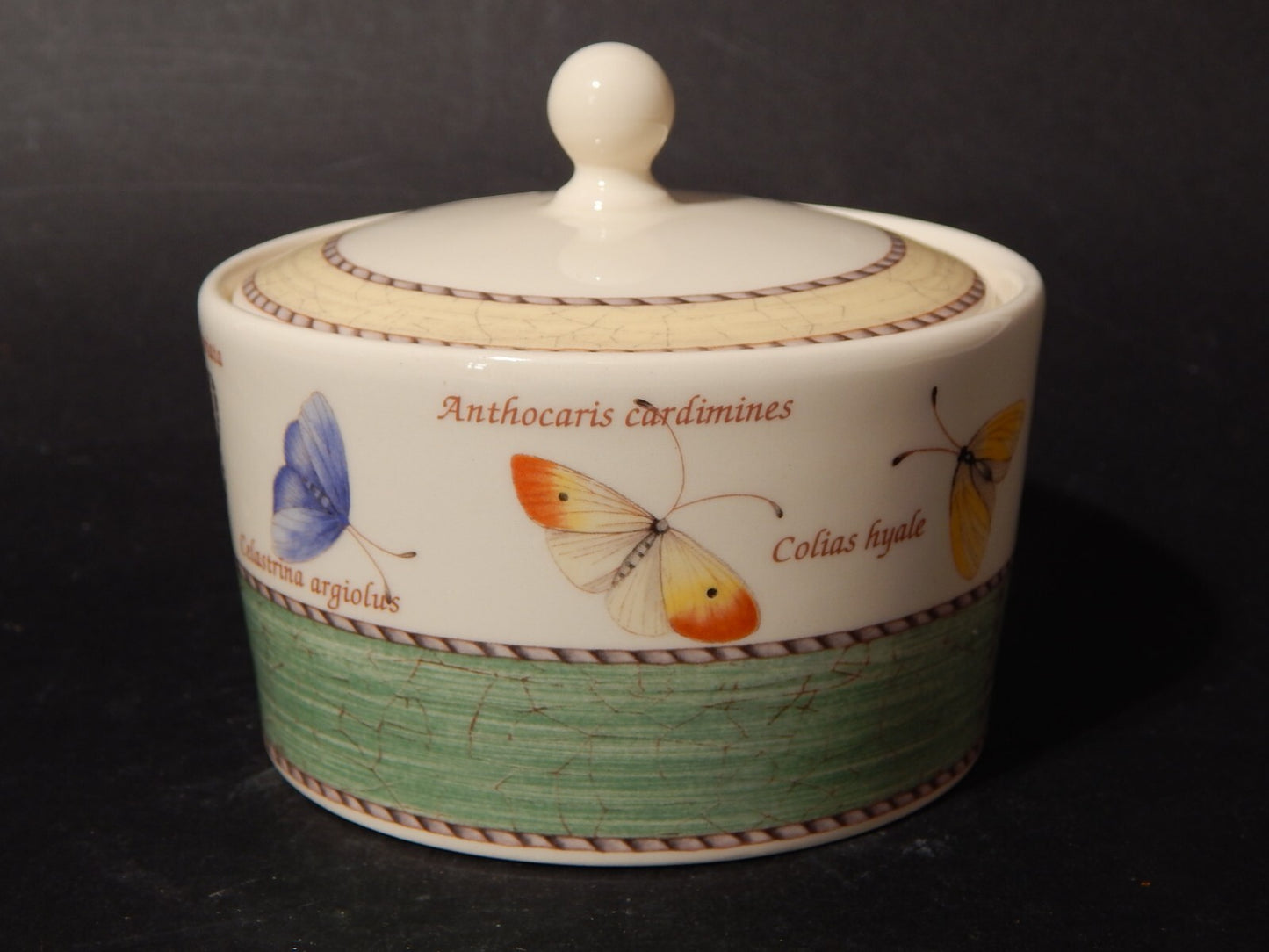 VINTAGE WEDGWOOD SARAH'S GARDEN ZUCCHERIERA POTICHE MADE IN ENGLAND