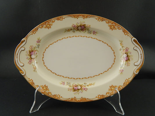 VINTAGE RARO VASSOIO PIATTO OVALE PORCELLANA SVOTO CHINA JAPAN