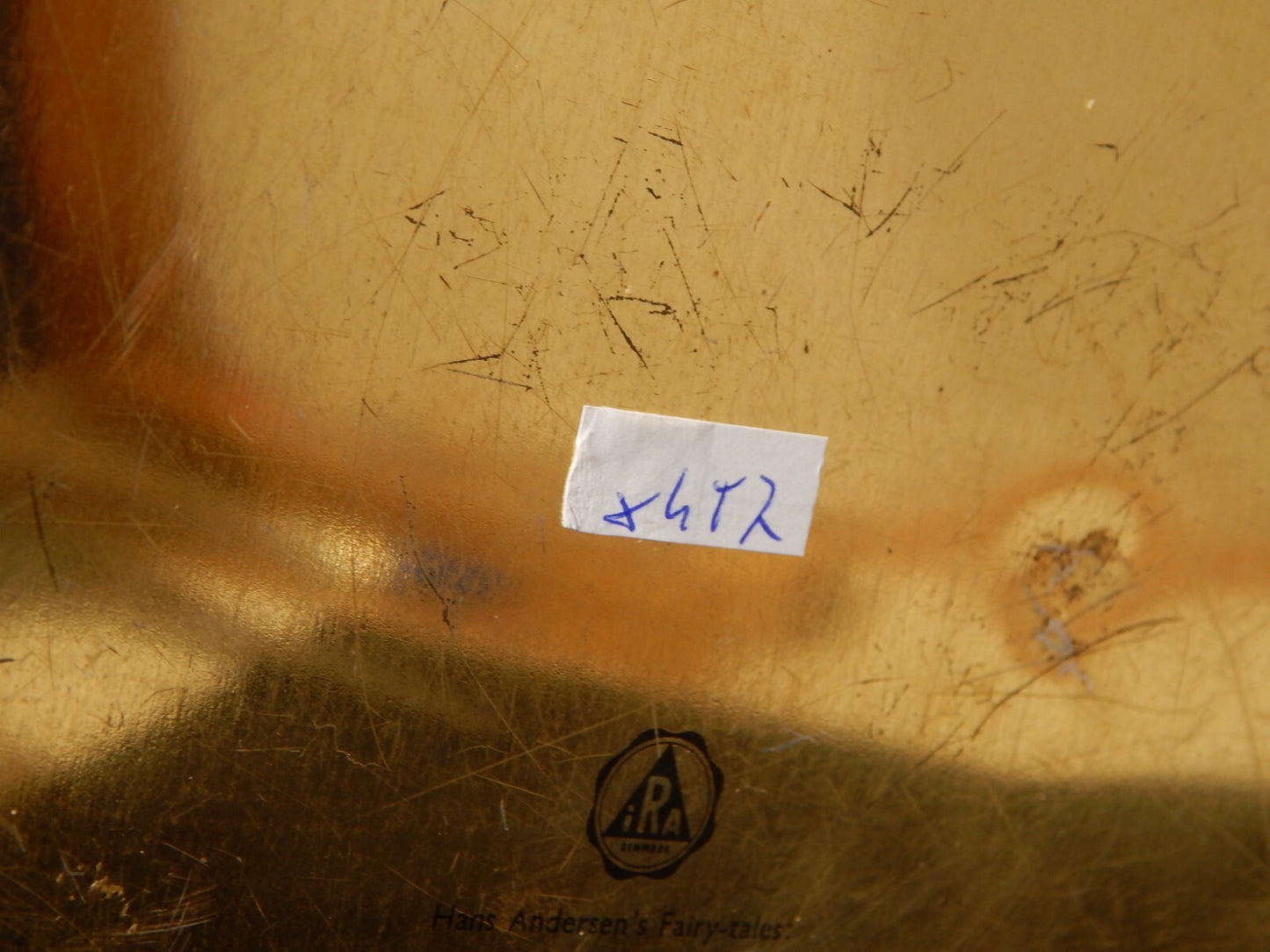 RARA VINTAGE SCATOLA DI LATTA FIABE DI HANS CHRISTIAN ANDERSEN