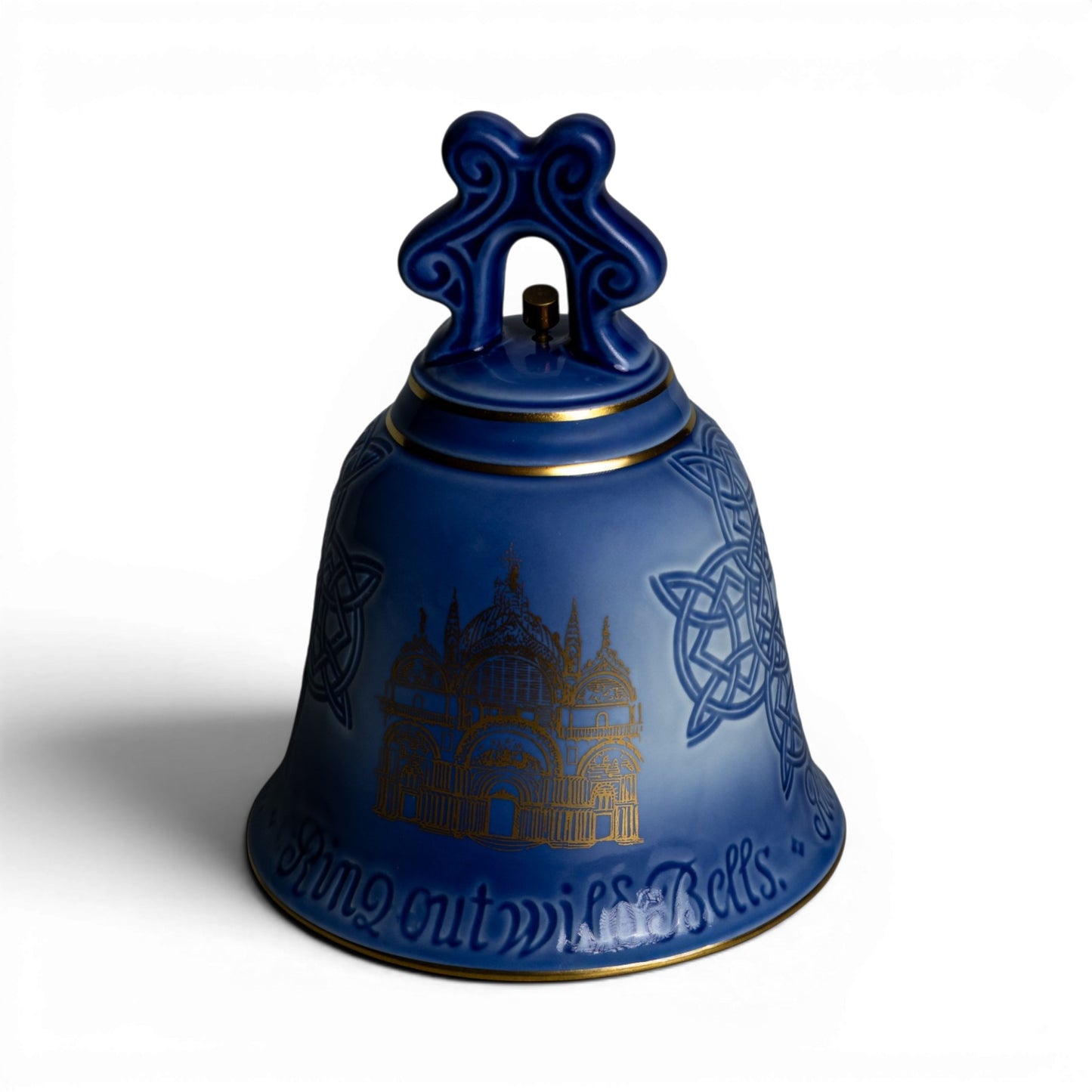 Bing&Grøndahl Royal Copenhagen Porcellana Campana del Giubileo "Basilica di San Marco Venezia" cod BGCG 1987 cm 13